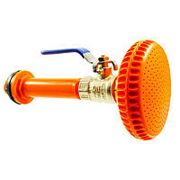 Комплект для поливу душовий металевий Norton 9 см помаранчевий