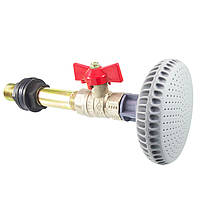 Комплект для поливу душової з латунним краном SLD сірий