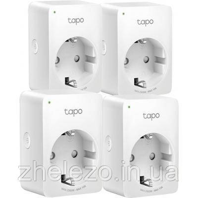 Розумна розетка TP-Link Tapo P100 (4-pack) (Tapo P100(4-pack)), фото 2