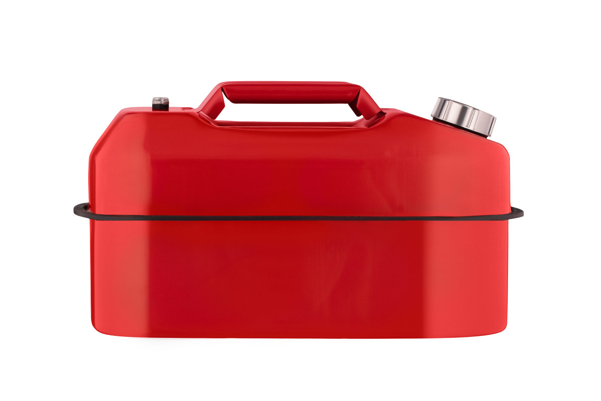 2E Каністра для палива JCM20H горизонтальна, 20 л, метал, 0.8 мм, червоний, 3.1 кг - фото 3 - id-p1760899835