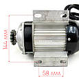 Мотор BLDC 48V 1000W, 20A з планетарним редуктором + Контроллер 48V 1000W, фото 4