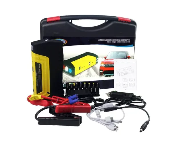 Автомобильное Пуско-зарядное устройство Jump Starter TM-15 Пуско-зарядка с аккумулятором для авто ANS 50800mAh - фото 1 - id-p2120131592