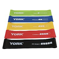 Набор резинок для фитнеса York Fitness (5 шт) лучшая цена с быстрой доставкой по Украине