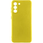 Чохол Silicone Cover Lakshmi Full Camera (A) для Samsung Galaxy S21 Жовтий / Flash, Full camera