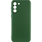 Чохол Silicone Cover Lakshmi Full Camera (A) для Samsung Galaxy S21 Зелений / Dark green, Full camera