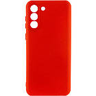 Чохол Silicone Cover Lakshmi Full Camera (A) для Samsung Galaxy S21 Червоний / Red, Full camera