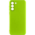 Чохол Silicone Cover Lakshmi Full Camera (A) для Samsung Galaxy S21 Салатовий / Neon green, Full camera