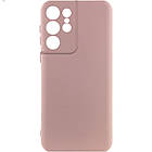 Чохол Silicone Cover Lakshmi Full Camera (A) для Samsung Galaxy S21 Ultra Рожевий / Pink Sand, Full camera
