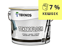 Эмаль уретан-алкидная TEKNOS TEKNOFLOOR для пола транспарентная (база 3) 2,7л