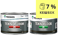 Емаль епоксидна TEKNOS TEKNOFLOOR 2К для підлоги білий (база 1) 0,9 л