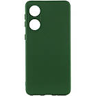 Чохол Silicone Cover Lakshmi Full Camera (A) для Oppo A58 4G Зелений / Dark green, Full camera