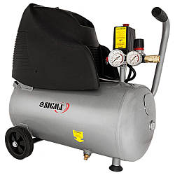 Компресор одноциліндровий безоливний 1.5 кВт 196 л/хв 8бар 24 л SIGMA (7042111)