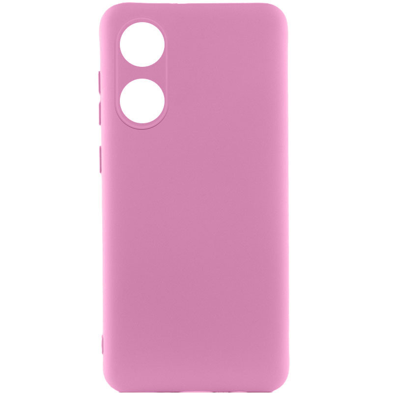 Чохол Silicone Cover Lakshmi Full Camera (A) для Oppo A58 4G Рожевий / Pink, Full camera