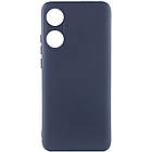 Чохол Silicone Cover Lakshmi Full Camera (A) для Oppo A58 4G Синій / Midnight Blue, Full camera