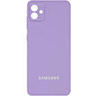 Чохол Silicone Cover Full Camera (AA) для Samsung Galaxy A04e Бузковий / Dasheen, Full camera