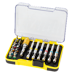 Набір біт + адаптер 19 шт S2 Chrome (кейс) SIGMA (4013801)