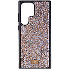 TPU чохол Bling World Rock Diamond для Samsung Galaxy S23 Ultra Рожевий