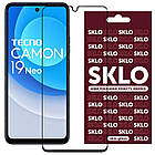 Захисне скло SKLO 3D (full glue) для TECNO Camon 19 (CI6n) / 19 Pro (CI8n)