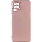Чохол Silicone Cover Lakshmi Full Camera (A) для Samsung Galaxy A12 / M12 Рожевий / Pink Sand, Full camera