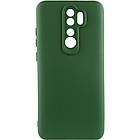 Чохол Silicone Cover Lakshmi Full Camera (A) для Xiaomi Redmi Note 8 Pro Зелений / Dark green, Full camera