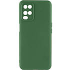 Чохол Silicone Cover Lakshmi Full Camera (A) для Oppo A54 4G Зелений / Dark green, Full camera