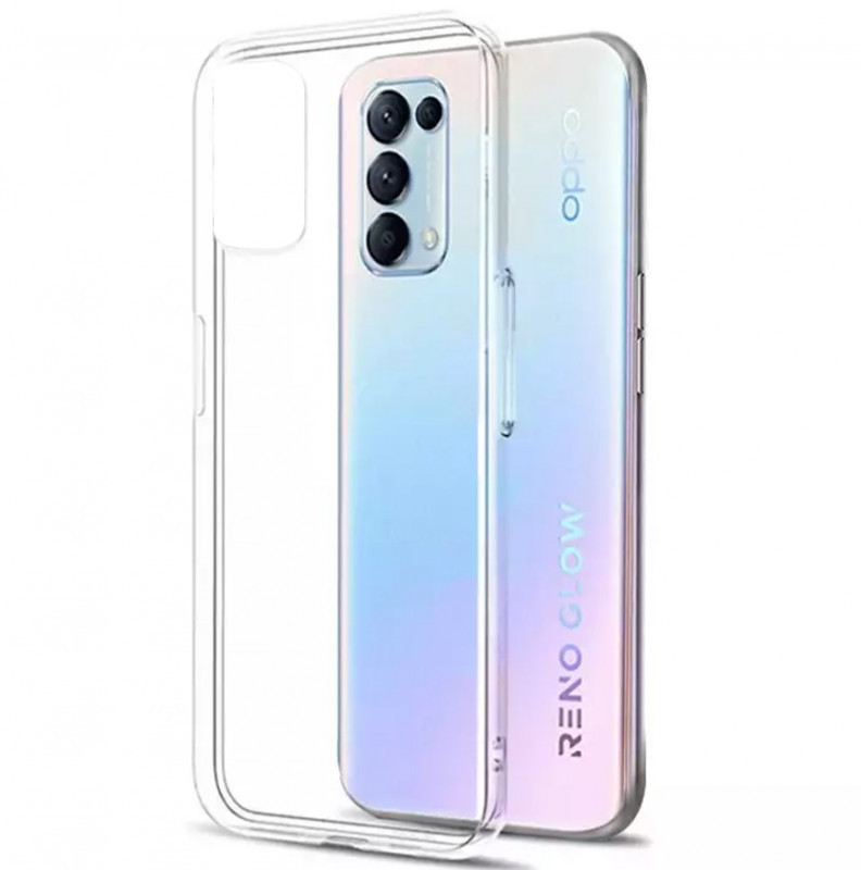 TPU чохол Epic Transparent 1,0mm для Oppo Reno 5 4G