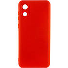 Чохол Silicone Cover Lakshmi Full Camera (A) для Samsung Galaxy A03 Core Червоний / Red, Full camera