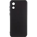 Чохол Silicone Cover Lakshmi Full Camera (A) для Samsung Galaxy A03 Core Чорний / Black, Full camera