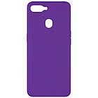 Чохол Silicone Cover Full without Logo (A) для Oppo A5s / Oppo A12 Фіолетовий / Purple