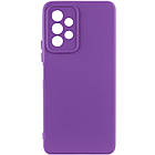 Чохол Silicone Cover Lakshmi Full Camera (A) для Samsung Galaxy A23 4G Фіолетовий / Purple, Full camera