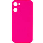 Чохол Silicone Cover Lakshmi Full Camera (AAA) для Oppo A57s / A77s Рожевий / Barbie pink, Full camera