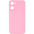 Чохол Silicone Cover Lakshmi Full Camera (AAA) для Oppo A57s / A77s Рожевий / Light pink, Full camera