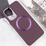 TPU чохол Bonbon Metal Style with MagSafe для OnePlus 9 Бордовий / Plum, фото 5