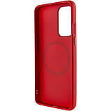 TPU чохол Bonbon Metal Style with MagSafe для OnePlus 9 Червоний / Red, фото 4