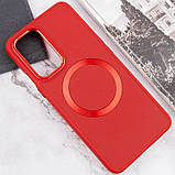 TPU чохол Bonbon Metal Style with MagSafe для OnePlus 9 Червоний / Red, фото 5