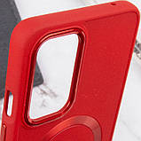 TPU чохол Bonbon Metal Style with MagSafe для OnePlus 9 Червоний / Red, фото 6