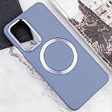 TPU чохол Bonbon Metal Style with MagSafe для OnePlus 9 Сірий / Lavender, фото 5