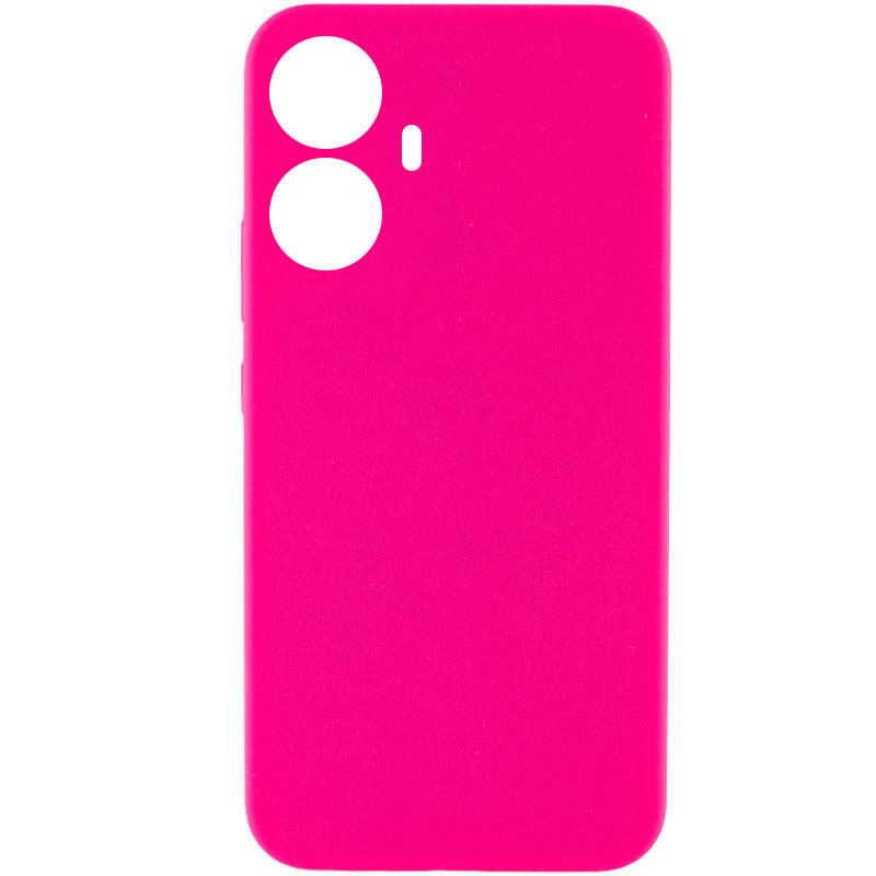 Чохол Silicone Cover Lakshmi Full Camera (AAA) для Realme 10 Pro+ Рожевий / Barbie pink, Full camera