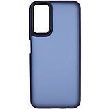 Чохол TPU+PC Lyon Frosted для Motorola Moto G54 Navy Blue, TPU+PC, фото 2