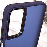 Чохол TPU+PC Lyon Frosted для Motorola Moto G54 Navy Blue, TPU+PC, фото 5