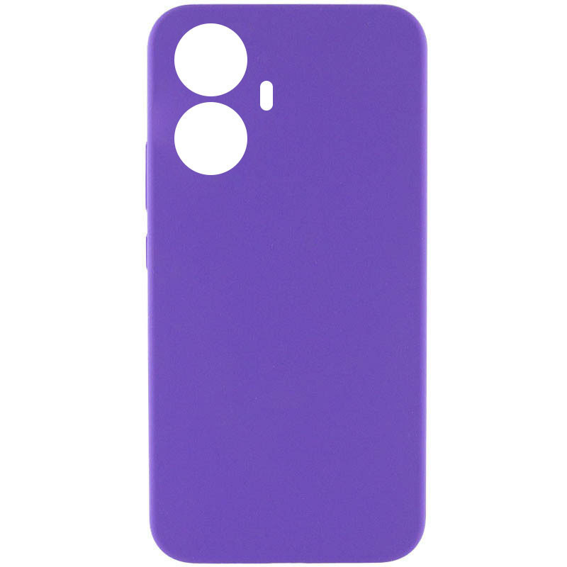 Чохол Silicone Cover Lakshmi Full Camera (AAA) для Realme 10 Pro+ Фіолетовий / Amethyst, Full camera