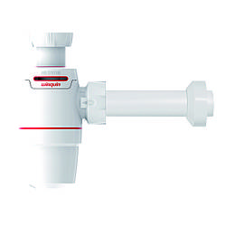 Сифон для раковини Neo Air 11⁄4" × Ø 32 мм з відведенням WIRQUIN (9541326)