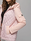 Жіноча куртка Біопух р.42-50 Куртка коротка з капюшоном демісезон Люкс Китай, фото 6