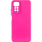 Чохол Silicone Cover Lakshmi Full Camera (AAA) для Xiaomi Redmi Note 11 (Global) / Note 11S М'ятний / Mint, Full camera Рожевий / Barbie pink, Full camera