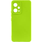 Чохол Silicone Cover Lakshmi Full Camera (A) для Xiaomi Poco X5 5G / Redmi Note 12 5G Салатовий / Neon green, Full camera