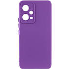 Чохол Silicone Cover Lakshmi Full Camera (A) для Xiaomi Poco X5 5G / Redmi Note 12 5G Фіолетовий / Purple, Full camera