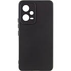 Чохол Silicone Cover Lakshmi Full Camera (A) для Xiaomi Poco X5 5G / Redmi Note 12 5G Чорний / Black, Full camera