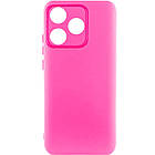 Чохол Silicone Cover Lakshmi Full Camera (AAA) для TECNO Spark 10 Рожевий / Barbie pink, Full camera