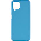 Силіконовий чохол Candy для Samsung Galaxy A22 4G / M22 4G Блакитний