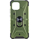 Ударостійкий чохол Pathfinder Ring для Samsung Galaxy A04 Зелений / Army green, TPU+PC, Кільце-тримач
